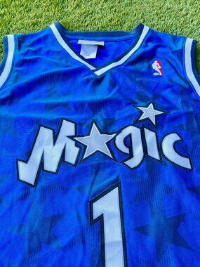 NWOT Reebok Tracy McGrady Orlando Magic NBA Jersey Throwback Swingman Sz M Mens